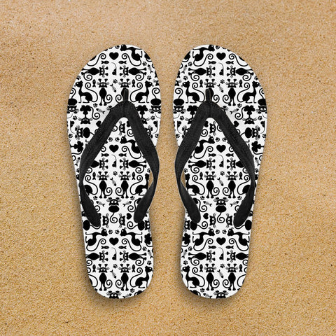 Image of Cats Flip Flops White