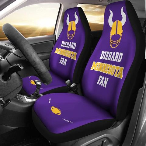 Image of Diehard Minnesota Fan Sports Universal Car Seat Covers