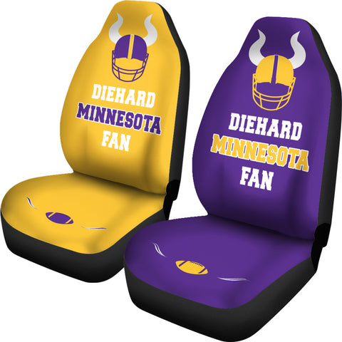 Image of Diehard Minnesota Fan Sports Universal Car Seat Covers