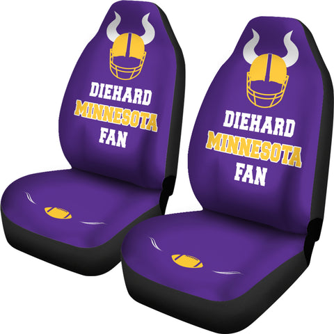 Image of Diehard Minnesota Fan Sports Universal Car Seat Covers