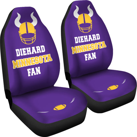 Image of Diehard Minnesota Fan Sports Universal Car Seat Covers