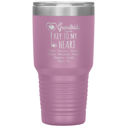 Image of My Grandkids Have The Key To My Heart Tumbler