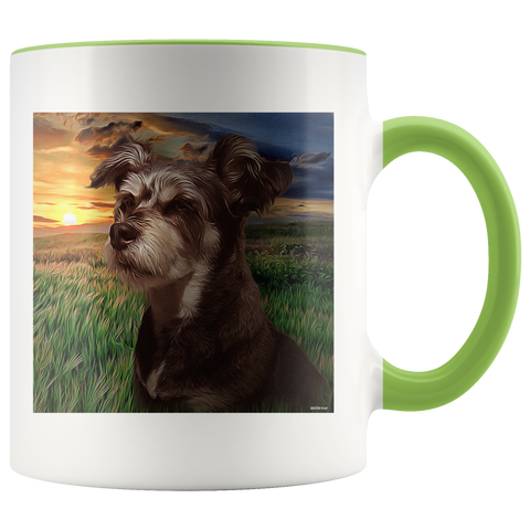 Image of Customizable Photo Ceramic Accent Mug