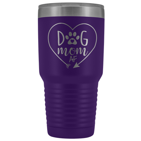 Image of Dog Mom Heart Tumbler AF