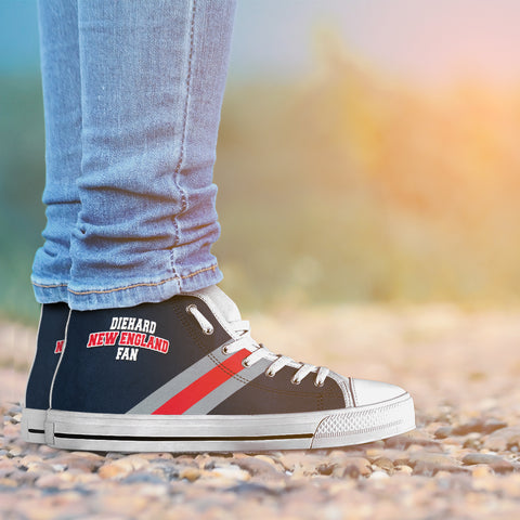 Image of Diehard New England Fan Sports High Top Shoes