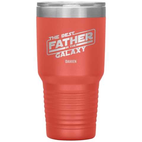 Image of The Best Father In The Galaxy Tumbler Damien