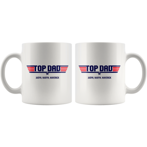 Image of Top Dad Jadyn Maryn Maverick Ceramic Mug