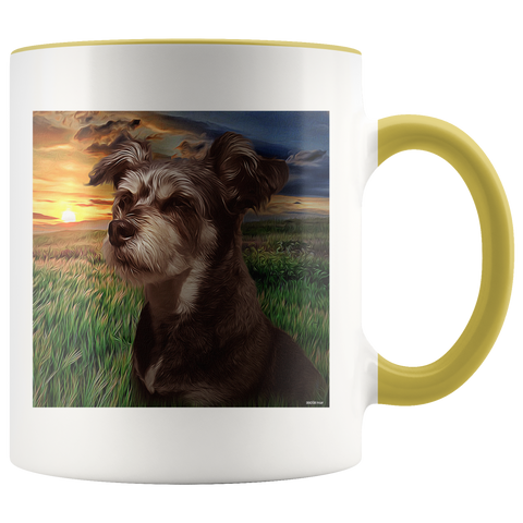Image of Customizable Photo Ceramic Accent Mug