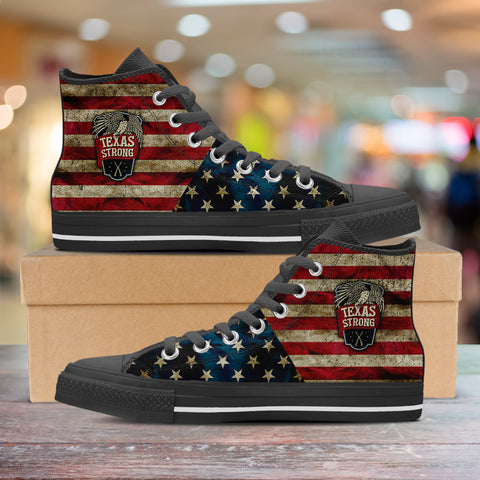 Image of Texas Strong High Top Shoes Black