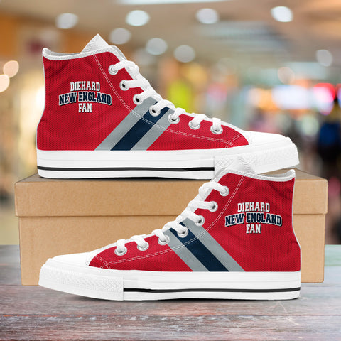 Image of Diehard New England Fan Sports High Top Shoes