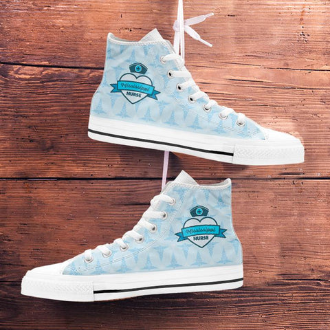 Image of Mississippi Nurse High Top Shoes Blue