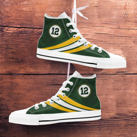 Image of Green Bay 12 Sports High Top Shoes