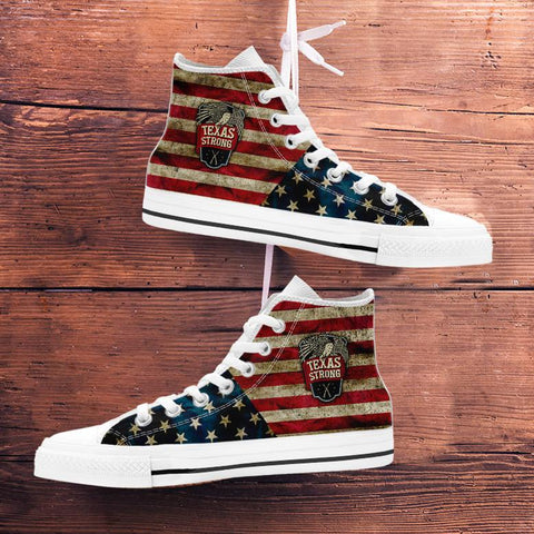 Image of Texas Strong High Top Shoes White
