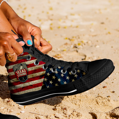 Image of Texas Strong High Top Shoes Black