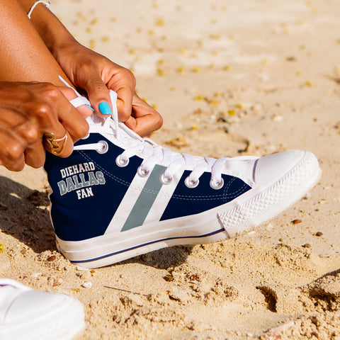Image of Diehard Dallas Fan Sports High Top Shoes