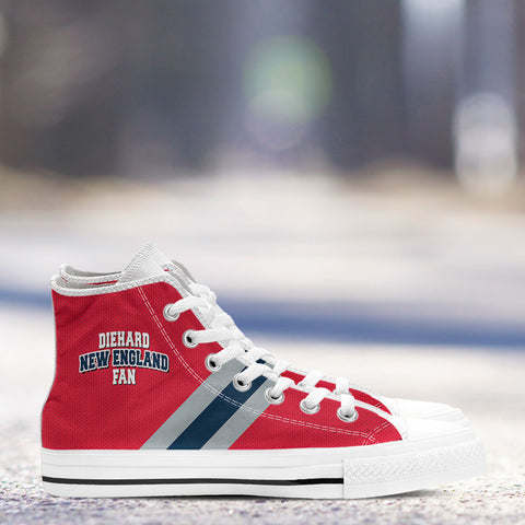 Image of Diehard New England Fan Sports High Top Shoes