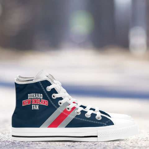 Image of Diehard New England Fan Sports High Top Shoes