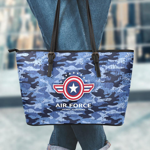 Image of Air Force Large Leather Tote