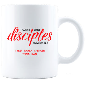 Raising Disciples Personalized Ceramic Coffee Mug