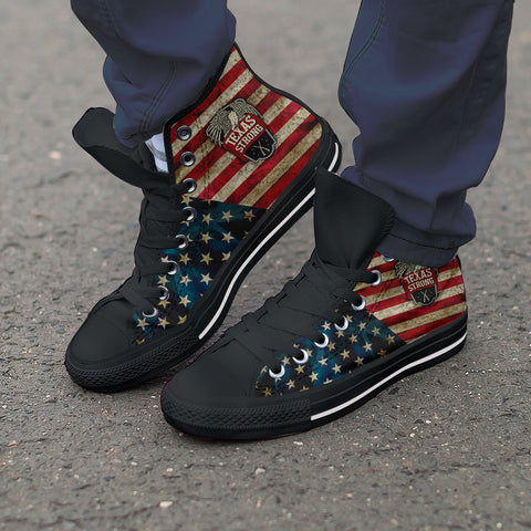 Image of Texas Strong High Top Shoes Black