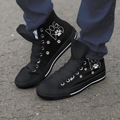 Image of Dog Dad High Top Shoes