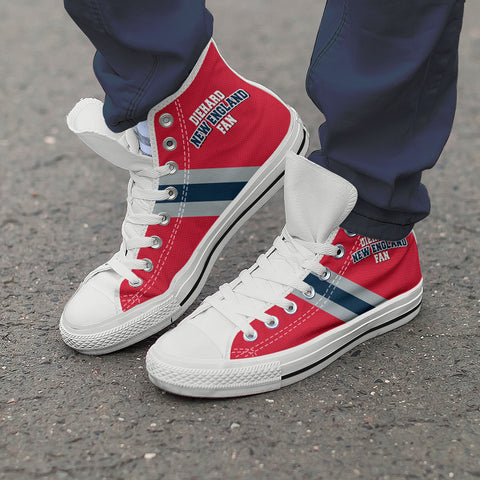 Image of Diehard New England Fan Sports High Top Shoes