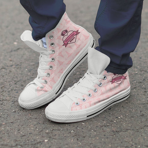 Image of Mississippi Nurse High Top Shoes Pink
