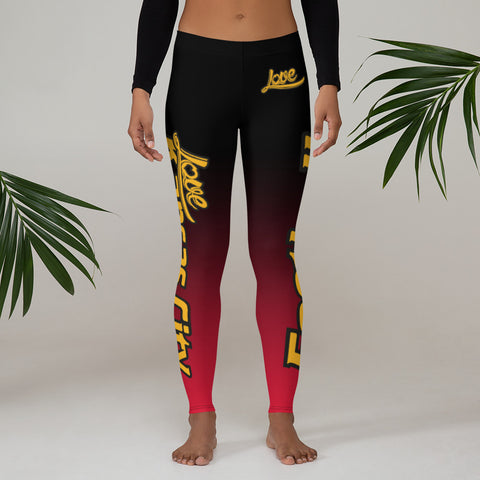 Image of Love Kansas City Football Leggings