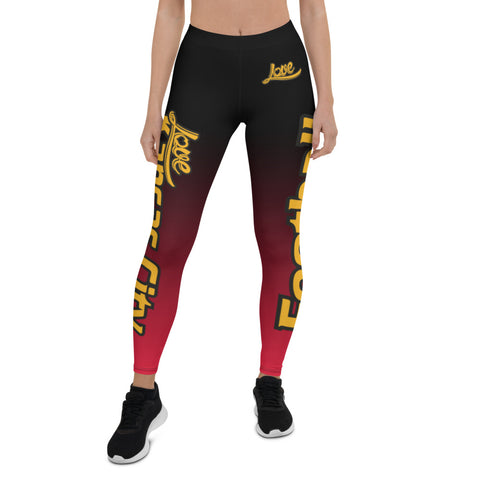 Image of Love Kansas City Football Leggings