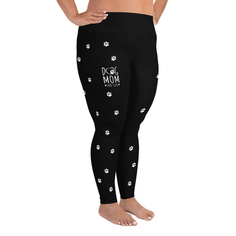 Image of Dog Mom Fur Life Leggings Plus Size