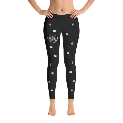 Image of Dog Mom Heart Leggings