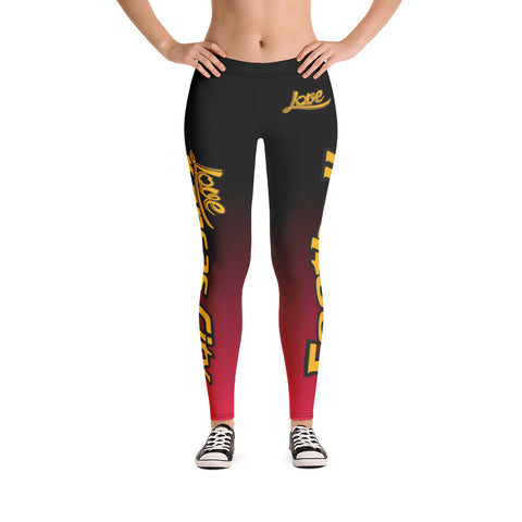Image of Love Kansas City Football Leggings