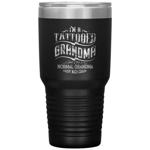 Image of Tattooed Grandma Polar Camel 30oz Stainless Steel Tumbler