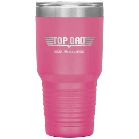 Image of Top Dad Personalized Tumbler