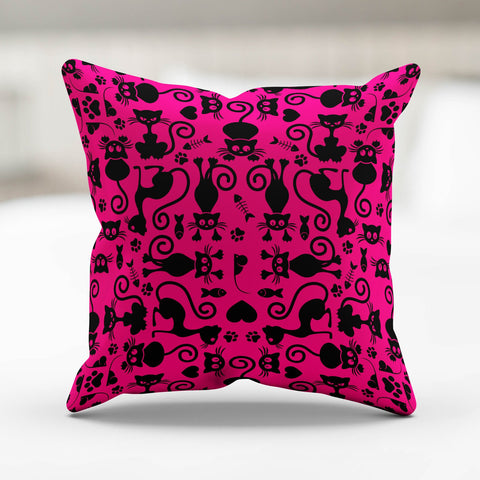Image of Cats Pillowcase Pink