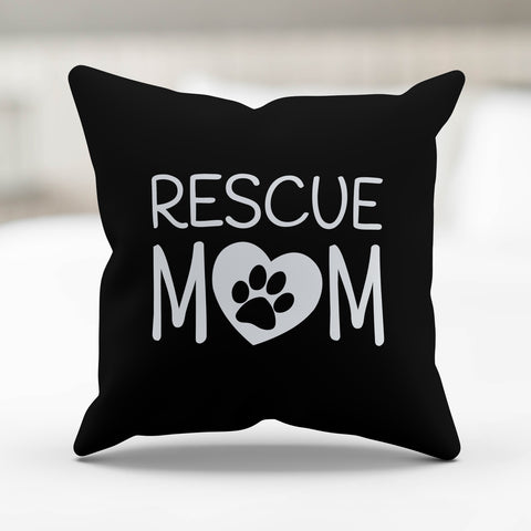 Image of Rescue Mom Pillow Cover