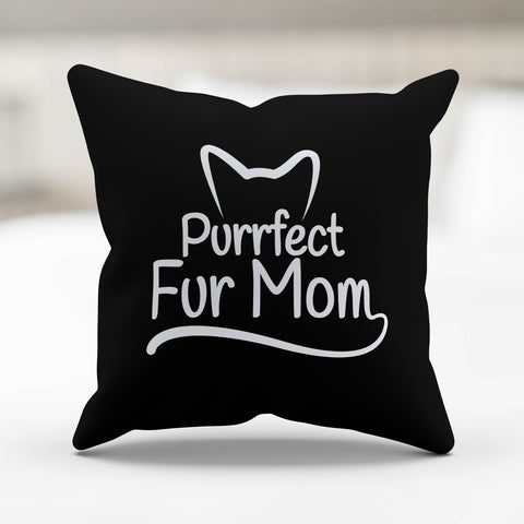 Image of Purrfect Fur Mom Pillow Cover