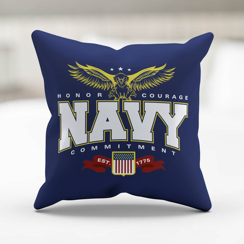 Image of Navy Pillowcase