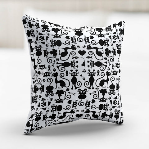Image of Cats Pillowcase White