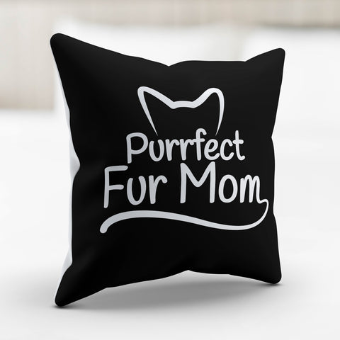 Image of Purrfect Fur Mom Pillow Cover