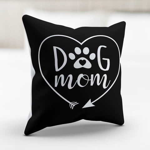 Image of Dog Mom Heart Pillow Cover