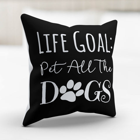 Image of Life Goal Pillow Cover