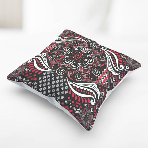 Image of Mandala Pillow Cover Pink and Gray