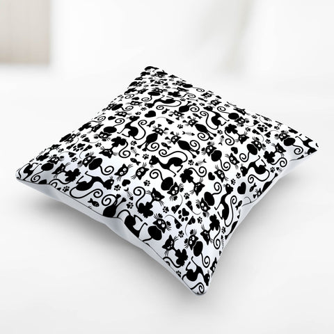 Image of Cats Pillowcase White
