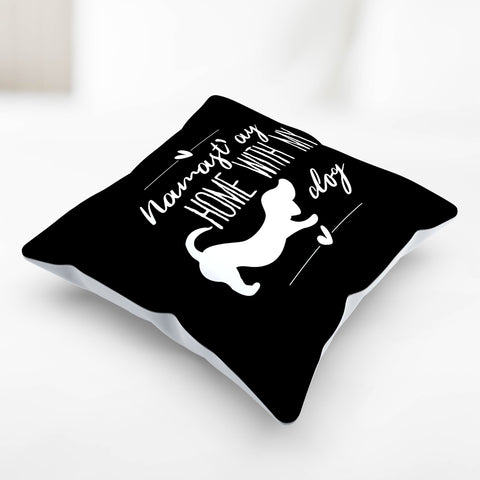 Image of Namast'ay Home With My Dog Pillow Cover