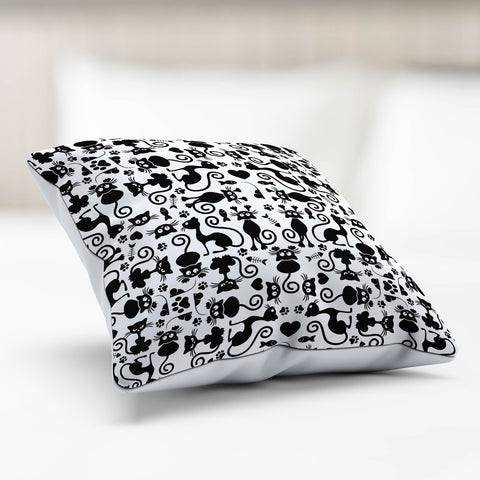 Image of Cats Pillowcase White