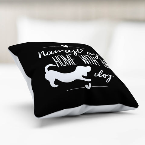 Image of Namast'ay Home With My Dog Pillow Cover