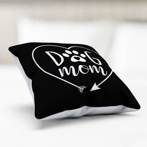 Image of Dog Mom Heart Pillow Cover