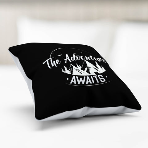 Image of The Adventure Awaits Pillow Cover