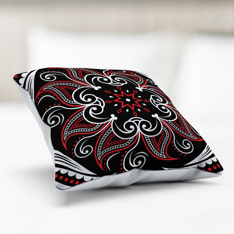 Image of Mandala Pillow Cover Black